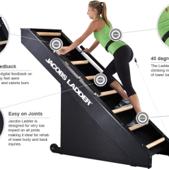 Jacob's Ladder™ Commercial Stair Climbing Cardio Machine - Total Body Exerciser