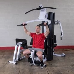 Body Solid New 2022 Body-Solid EXM3000LPS 2 Stack Gym System With Leg Press STRENGTH