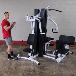 Body Solid New 2022 Body-Solid EXM3000LPS 2 Stack Gym System With Leg Press STRENGTH