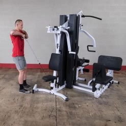 Body Solid New 2022 Body-Solid EXM3000LPS 2 Stack Gym System With Leg Press STRENGTH