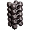 Body Solid Commercial 55 - 75lb Rubber Hex Dumbbell Set