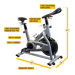 Body Solid New 2022 Body-Solid Endurance Indoor Cycle Bike