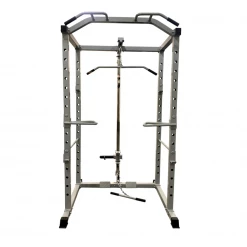 Strength New Pro Power Cage With Rack, Pull Up Bar, J-Hooks And Dip Bars