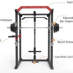 Strength Elite Power Cage Package With Cable Pulley System - New 2022