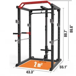 Strength Elite Power Cage Package With Cable Pulley System - New 2022