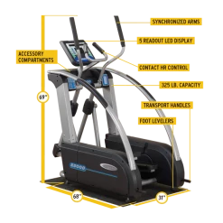 Body Solid New 2022 Body-Solid Endurance 5000 Center Drive Elliptical CARDIO